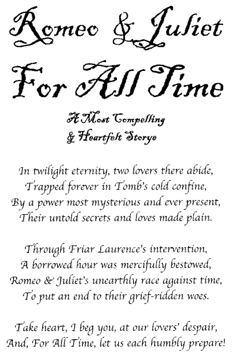 Romeo and Juliet for all Time - A Most Compelling & Heartfelt Story