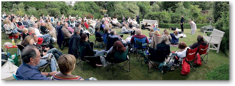 Audience enjoying the play