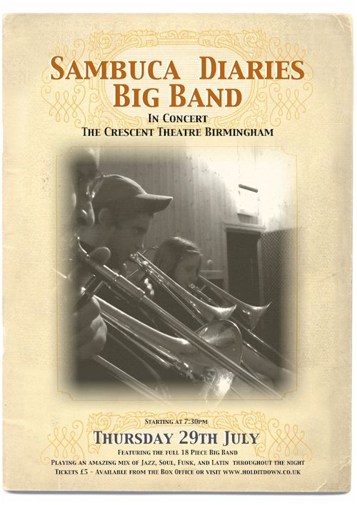Sambuca Diaries Big Band