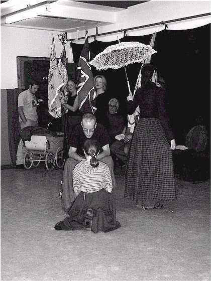 Macbeth in rehearsal